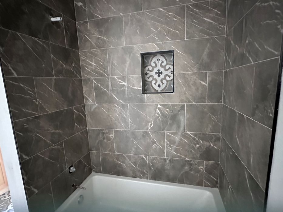 Custom tile shower in Tyler 